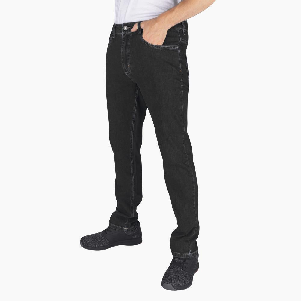 Straight Leg Stretch Denim Jeans